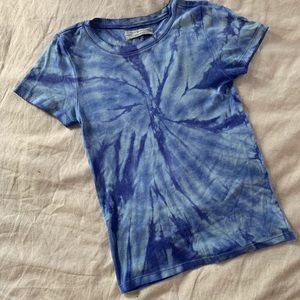 Blue Tie Dye Urban Outfitters Tshirt